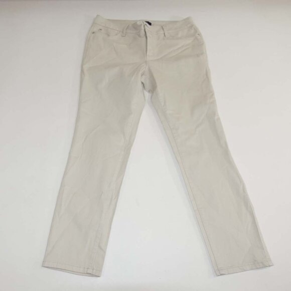 Not Your Daughter's Women's Ankle Jeans Size 12 Beige Lift Tuck 28" Inseam NYDJ - Picture 1 of 9